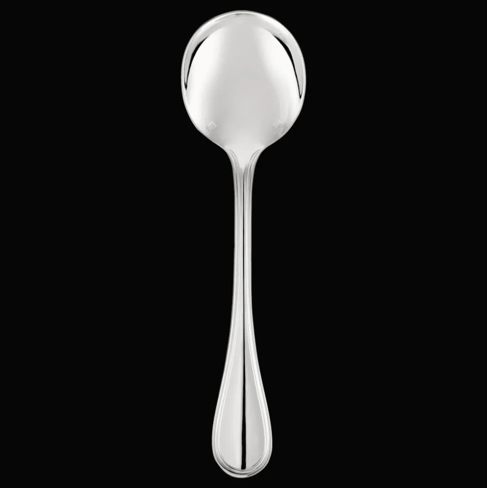 Cuillère à consommé en métal argenté