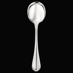 Cuillère à consommé en métal argenté