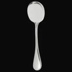 Cuillère à consommé en métal argenté