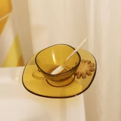 Cuillère à espresso en métal argenté