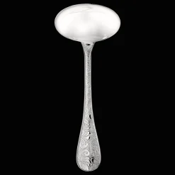 Cuillère à sauce en métal argenté