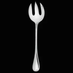 Cuillère à servir la salade en métal argenté