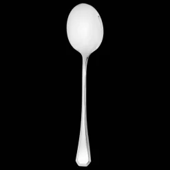 Cuillère à servir la salade en métal argenté