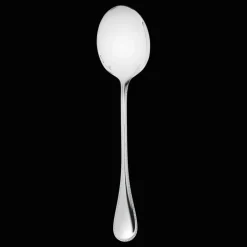 Cuillère à servir la salade en métal argenté