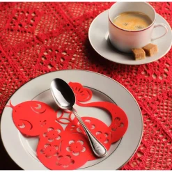 Cuillère à thé en métal argenté - Serpent