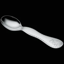 Cuillère bébé en métal argenté