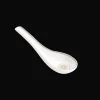 Cuillère chinoise en porcelaine finition Platine