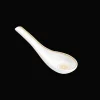 Cuillère chinoise en porcelaine finition Or