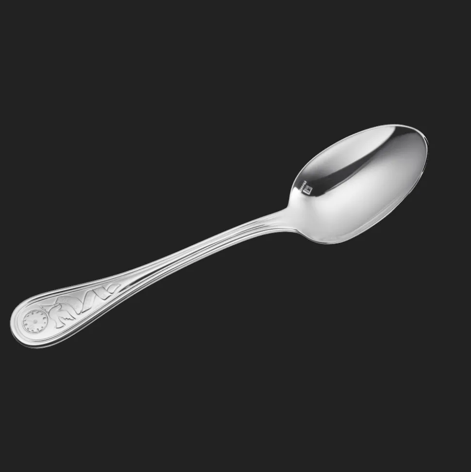 Cuillère naissance en métal argenté