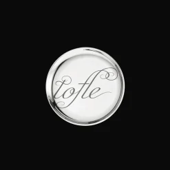 Duo de dessous de verre en Porcelaine finition Platine