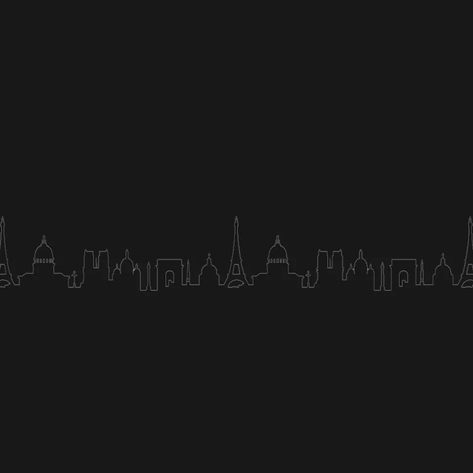 Ensemble 6 cuillères à espresso en métal argenté avec écrin - PARIS