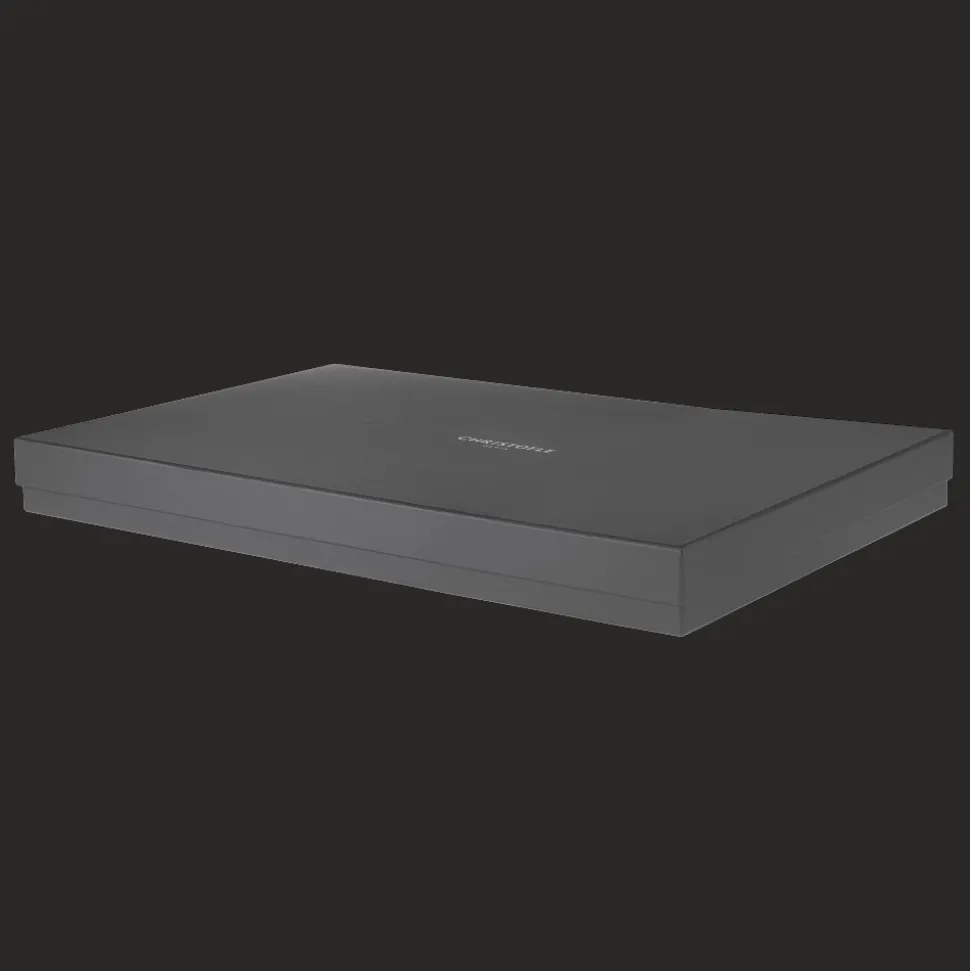 Ensemble 6 personnes (36 pièces) en métal argenté avec Boite de Rangement