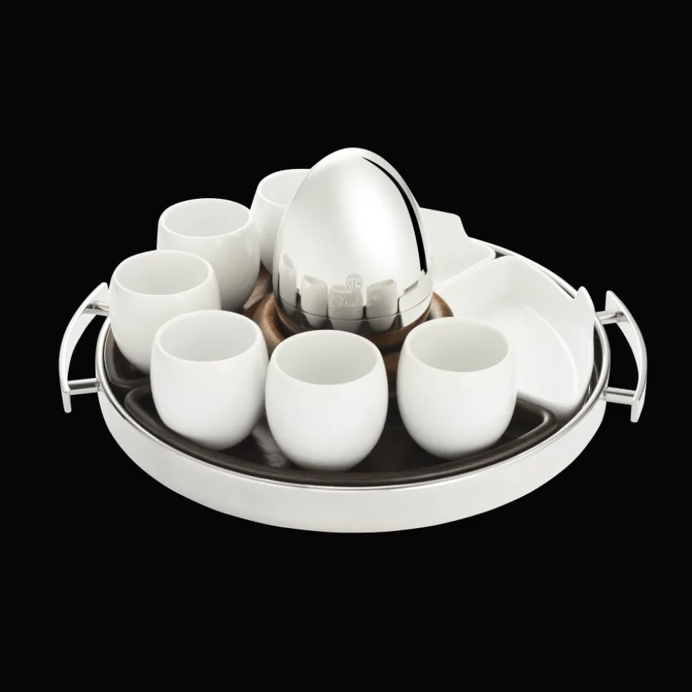 Ensemble 2 tasses espresso/verrines en porcelaine