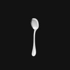 Ensemble de 4 cuillères à glace en métal argenté