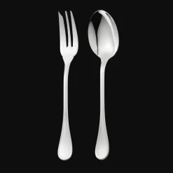 Ensemble de 2 pièces à servir en métal argenté