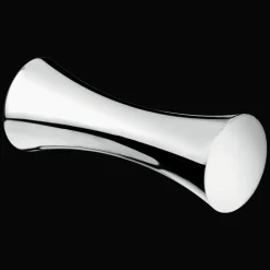 Ensemble de 2 porte-couteaux / baguettes en métal argenté