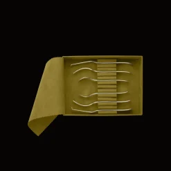 Ensemble duo fruit de mer 6 pièces en métal argenté