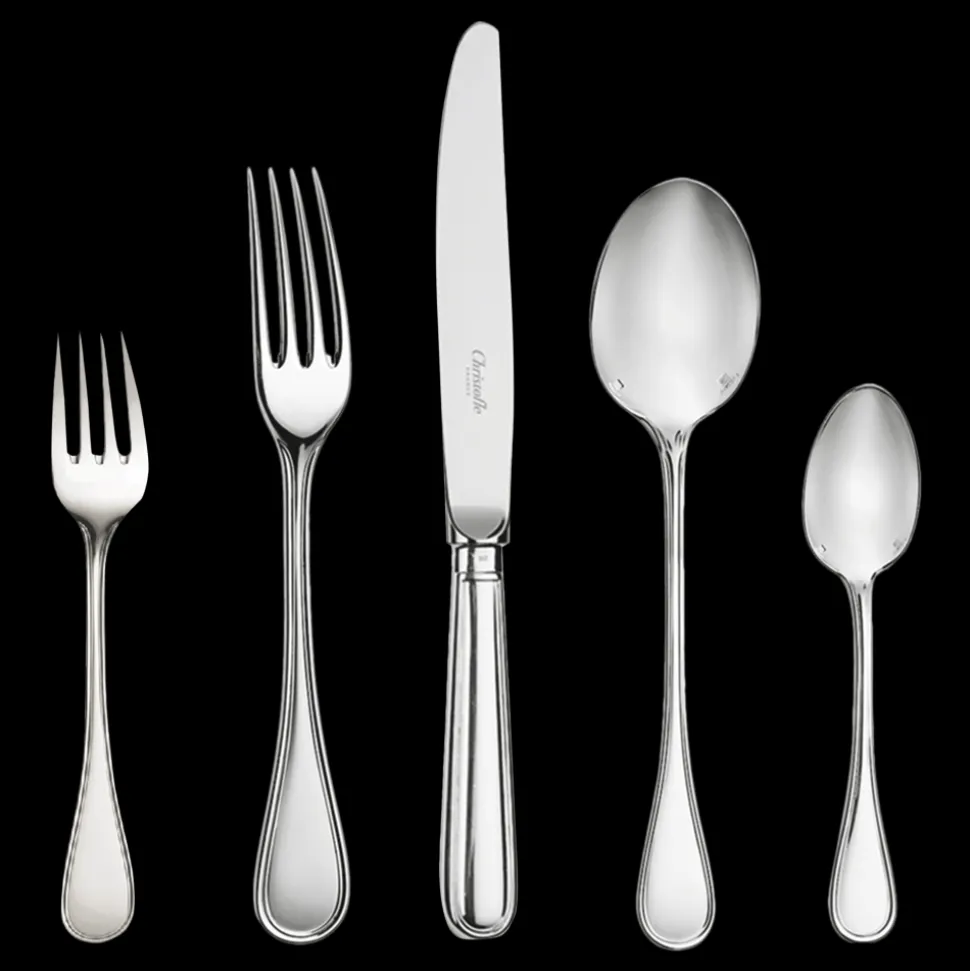 Ensemble individuel (5 pièces) en métal argenté