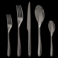 Ensemble individuel (5 pièces) en acier - coloris noir