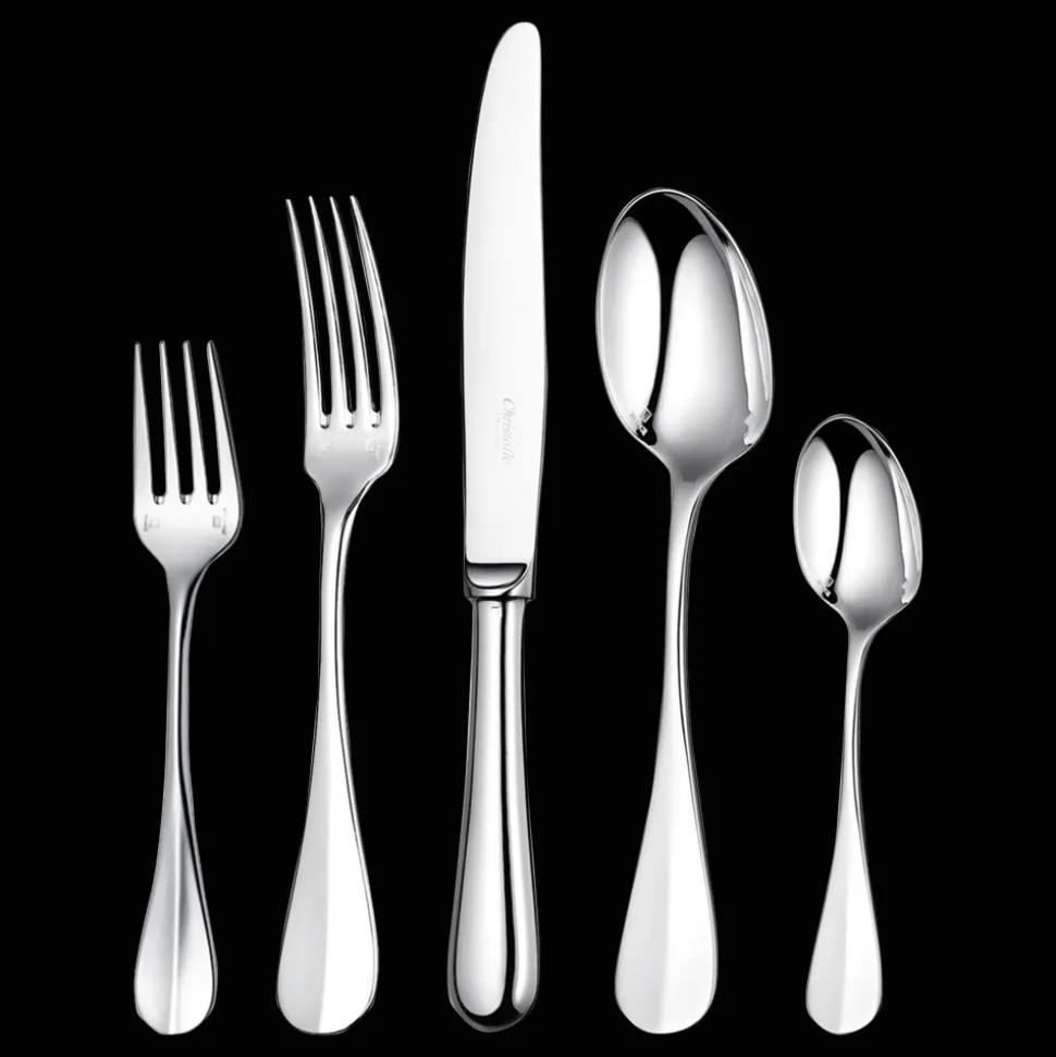 Ensemble individuel (5 pièces) en métal argenté