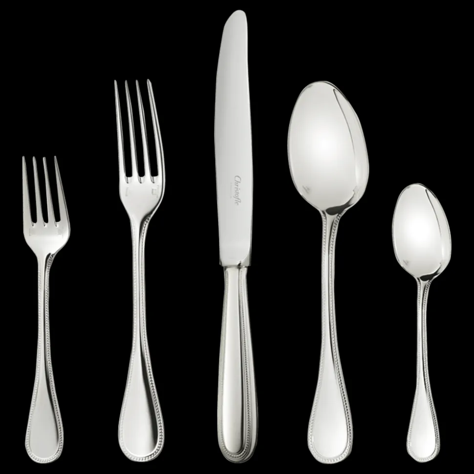 Ensemble individuel (5 pièces) en métal argenté