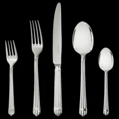 Ensemble individuel (5 pièces) en métal argenté