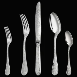 Ensemble individuel (5 pièces) en métal argenté