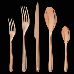 Ensemble individuel (5 pièces) en acier - coloris cuivre