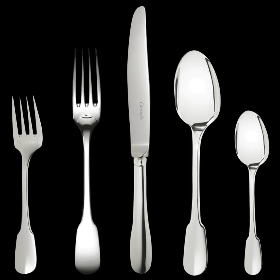 Ensemble individuel (5 pièces) en métal argenté