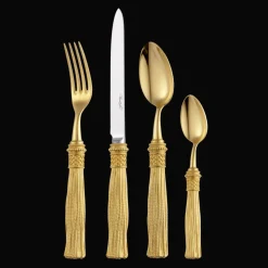 Ensemble individuel (4 pièces) en Métal argenté doré