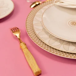 Ensemble individuel (4 pièces) en Métal argenté doré