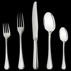 Ensemble individuel (5 pièces) en métal argenté