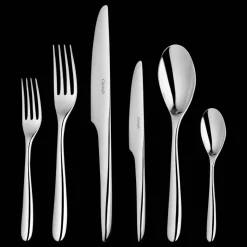 Ensemble pour 6 personnes (36 pièces) en acier avec boîte de rangement