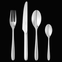 Ensemble pour 6 personnes (24 pièces) en acier avec écrin