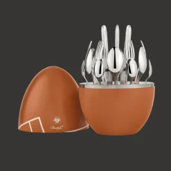 Ensemble pour 6 personnes (24 pièces) en métal argenté avec écrin