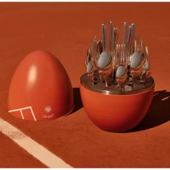 Ensemble pour 6 personnes (24 pièces) en métal argenté avec écrin