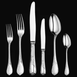 Ensemble pour 12 personnes (110 pièces) en métal argenté avec coffre