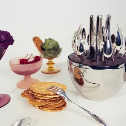 Ensemble pour 6 personnes (24 pièces) en métal argenté