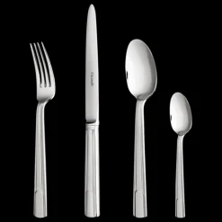 Ensemble pour 6 personnes (24 pièces) en acier avec boîte de rangement