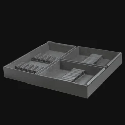 Ensemble pour 6 personnes (36 pièces) en acier avec boîte de rangement