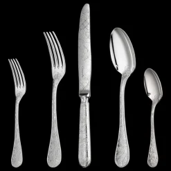 Ensemble pour 12 personnes (110 pièces) en métal argenté avec coffre