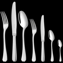 Ensemble pour 12 personnes (110 pièces) en métal argenté avec coffre