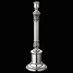 Flambeau 1 lumière en métal argenté