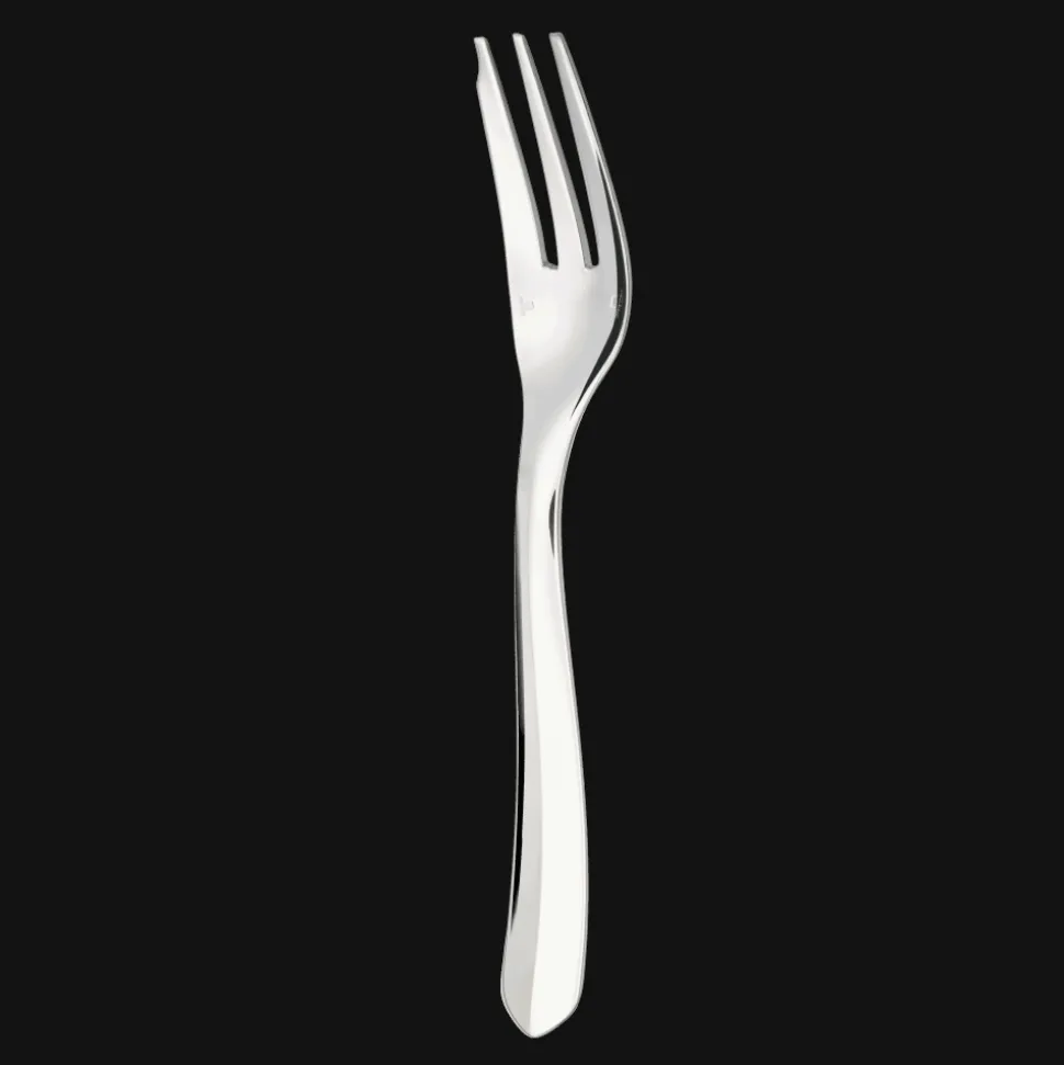 Fourchette à gâteaux en métal argenté