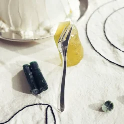 Fourchette à gâteaux en métal argenté