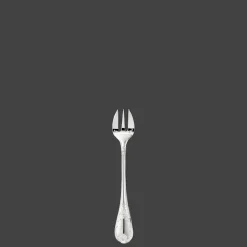 Fourchette à huîtres en métal argenté