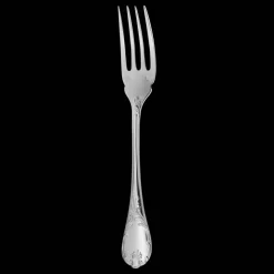 Fourchette à poisson en métal argenté