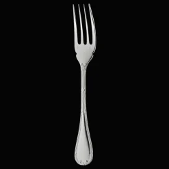 Fourchette à poisson en métal argenté