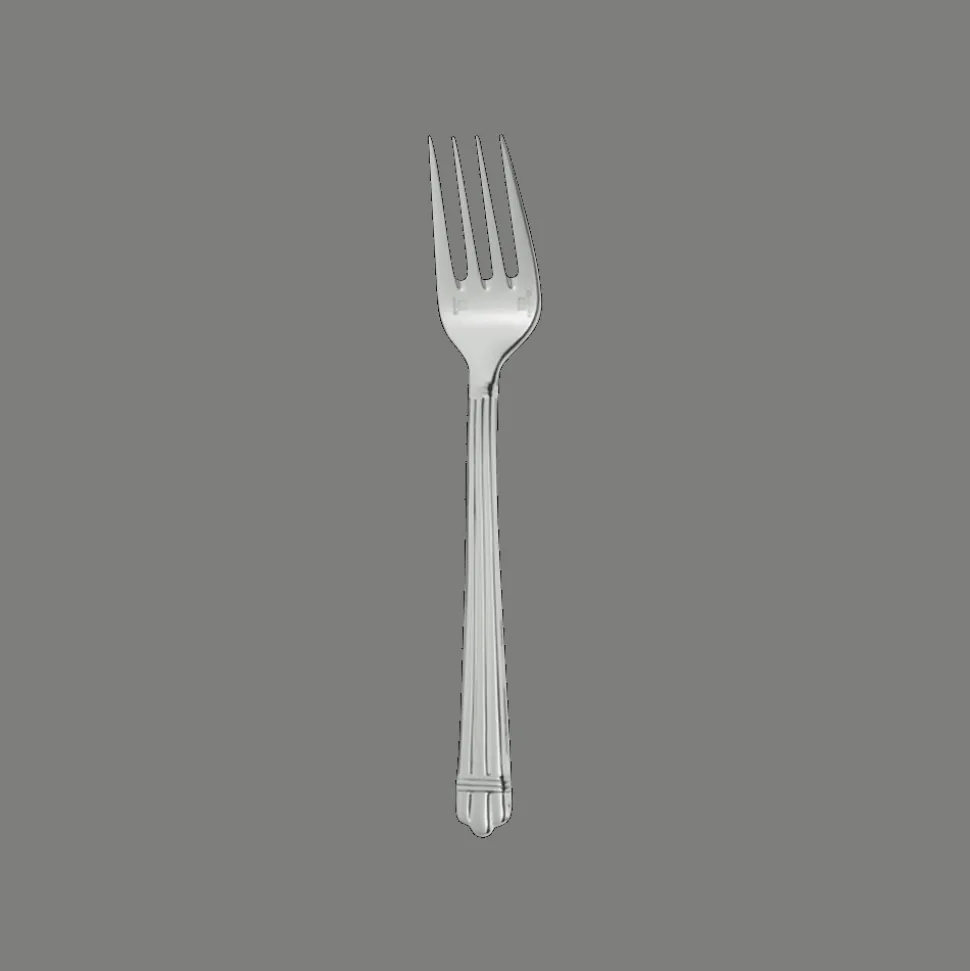 Fourchette à salade en argent massif