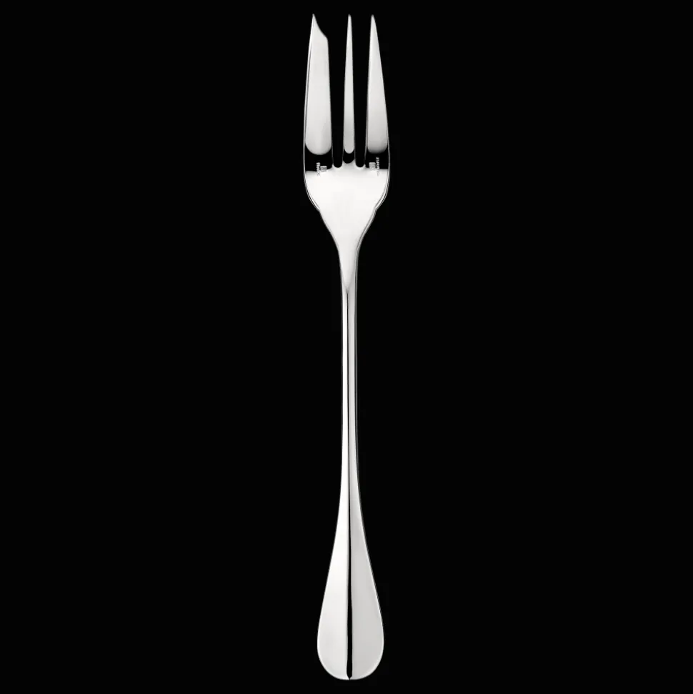 Fourchette à servir en métal argenté